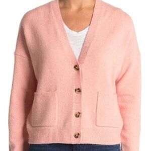 Pink Kent Ex-Boyfriend Cardigan with Buttons - Super Soft